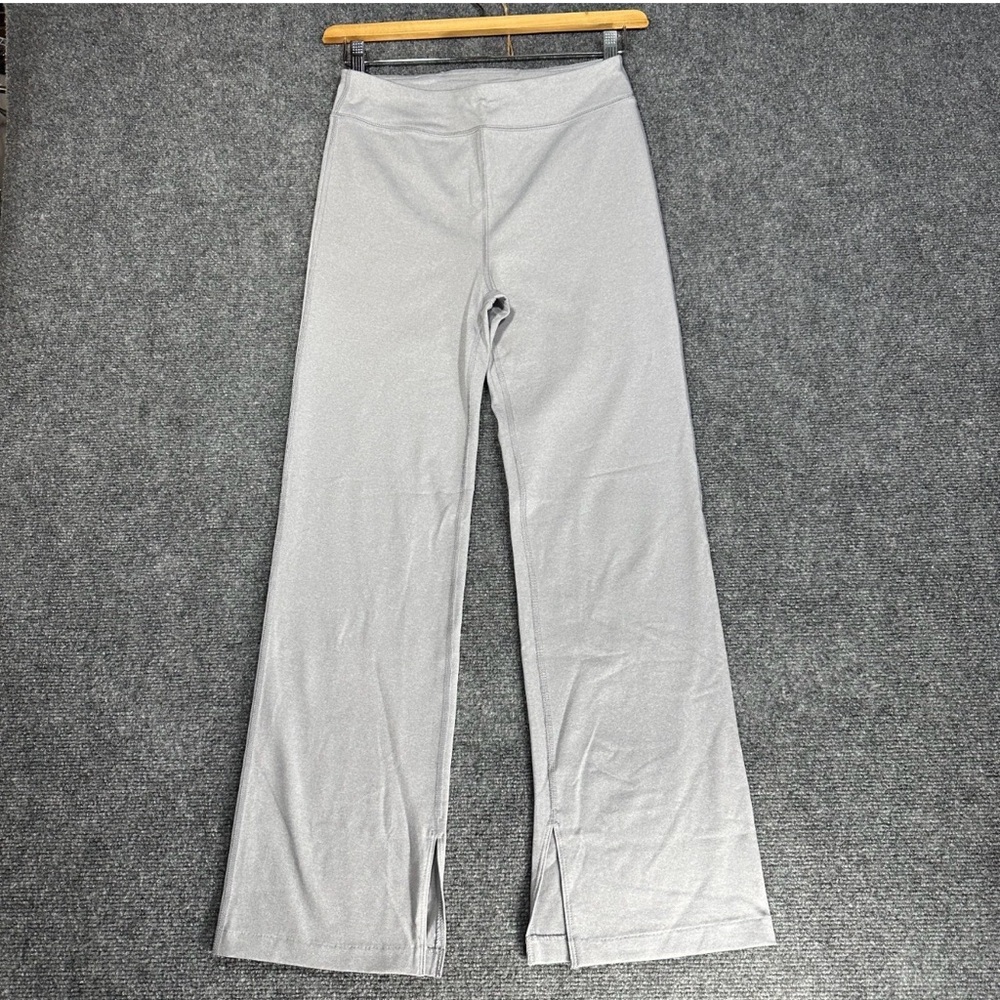 J Crew Pants Womens Medium Split Hem Leggings in Signature Flex Gray Pull On